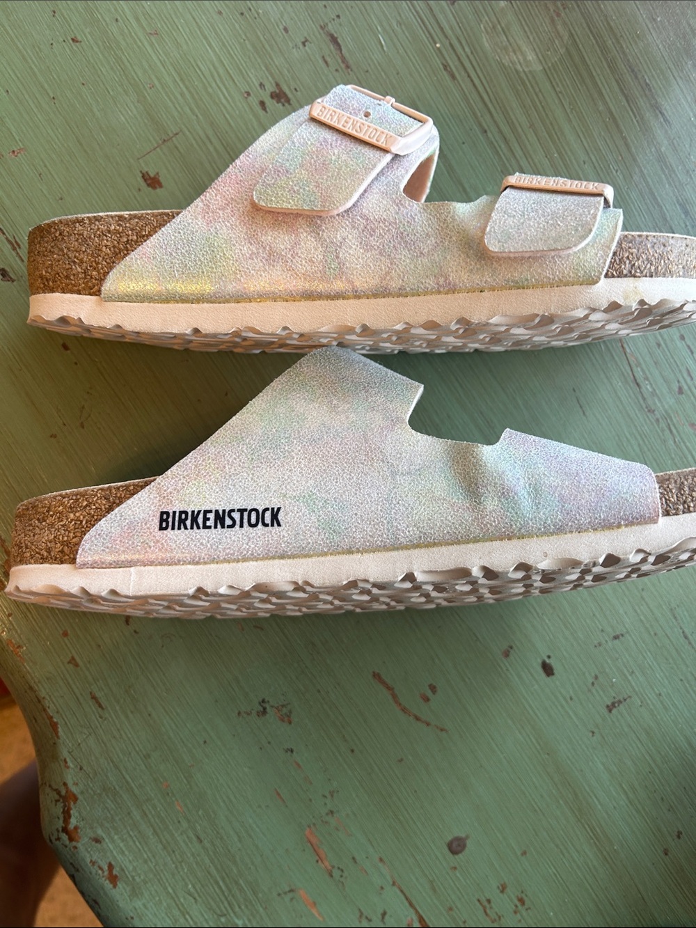 Birkenstock Two-Strap Sandals - Iridescent Pastel - Picture 5 of 6